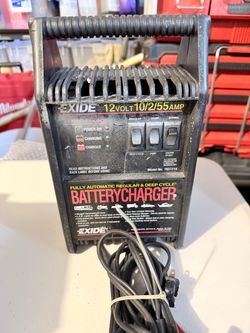 Exide 12V Fully Automatic Battery Charger – 10/2/55 Amp