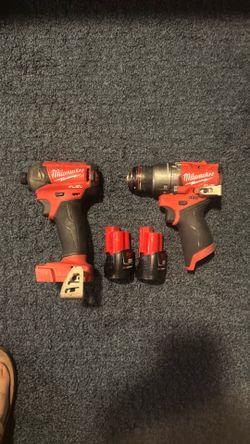 Milwaukee drills and batteries