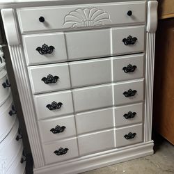 Tall Dresser White 
