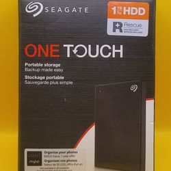 Seagate One Touch SSD 1TB External SSD Portable (STKG1000401) [Open Box , Never Used]