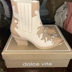 The Dolce Vita Renia Western Booties originally retailed at an original MSRP around $200