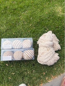 Decorative Yarn Ornaments & Yarn Hammock