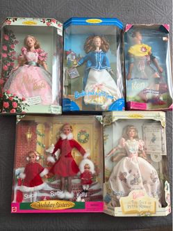 Collector Edition Barbie Doll Lot of 5