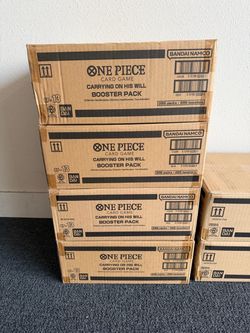 One Piece Carrying On His Will Case OP13 Booster Box Case OP-13