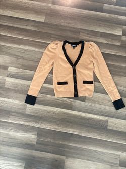 Express Cropped Cardigan Sweater
