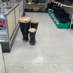 Set Of 3 Drums