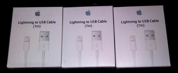3 Apple Iphone OEM Lightning charger