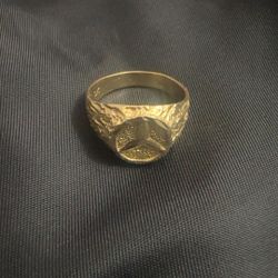 10k gold benz ring
