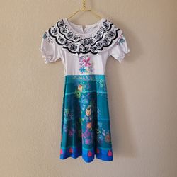 Disney Encanto Princess Mirabela Girl Halloween Dress Costume S 6 Dress Up