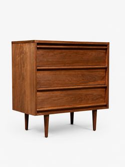 Mid Century Modern 3- Drawer Walnut Dresser by Lane, c.1960's - Delivery Available
