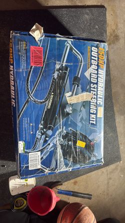 Hydraulic outboard steering kit