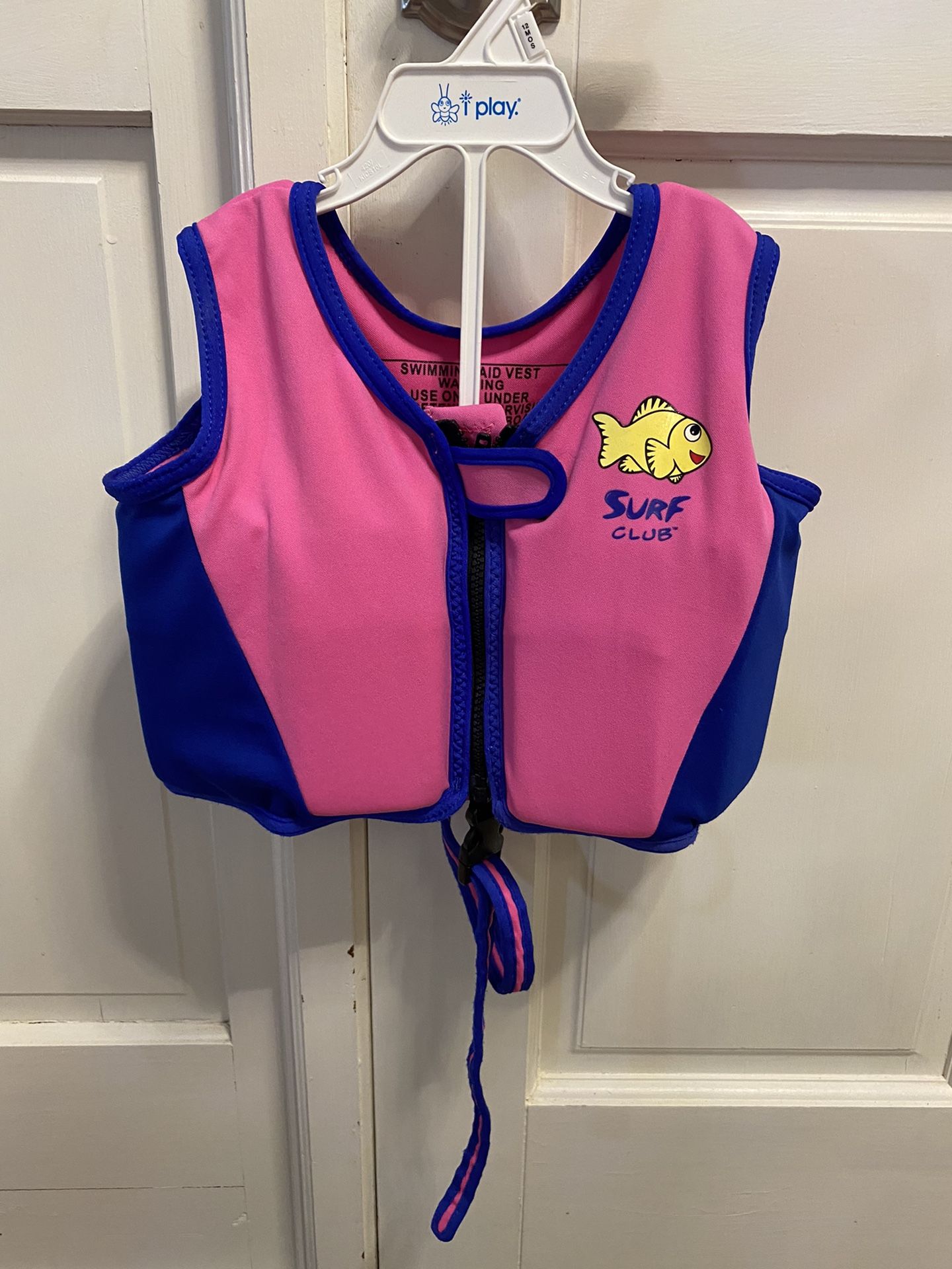 Toddler Girl Surf 🏄🏻♀️ Club Life Jacket - Size Large