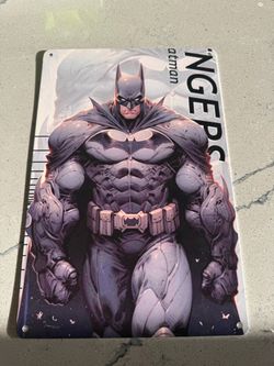 Batman Decorative Metal Wall Sign