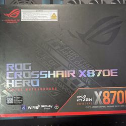Asus ROG Crosshair X870E Hero gaming motherboard