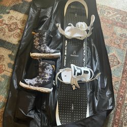 Bataleon Snowboard With Union Force Bindings And Burton  Swath BOA Boots