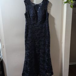 Navy Blue Elegant Dress