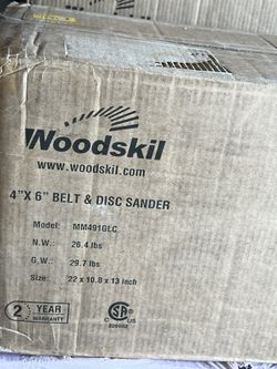4”x 6” belt & Disc sander 