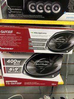 Pioneer TS-G6930F 6x9 in. 3 Way 400W Car Speakers