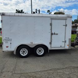 Enclosed Cargo Trailer With Generator And Compressor 