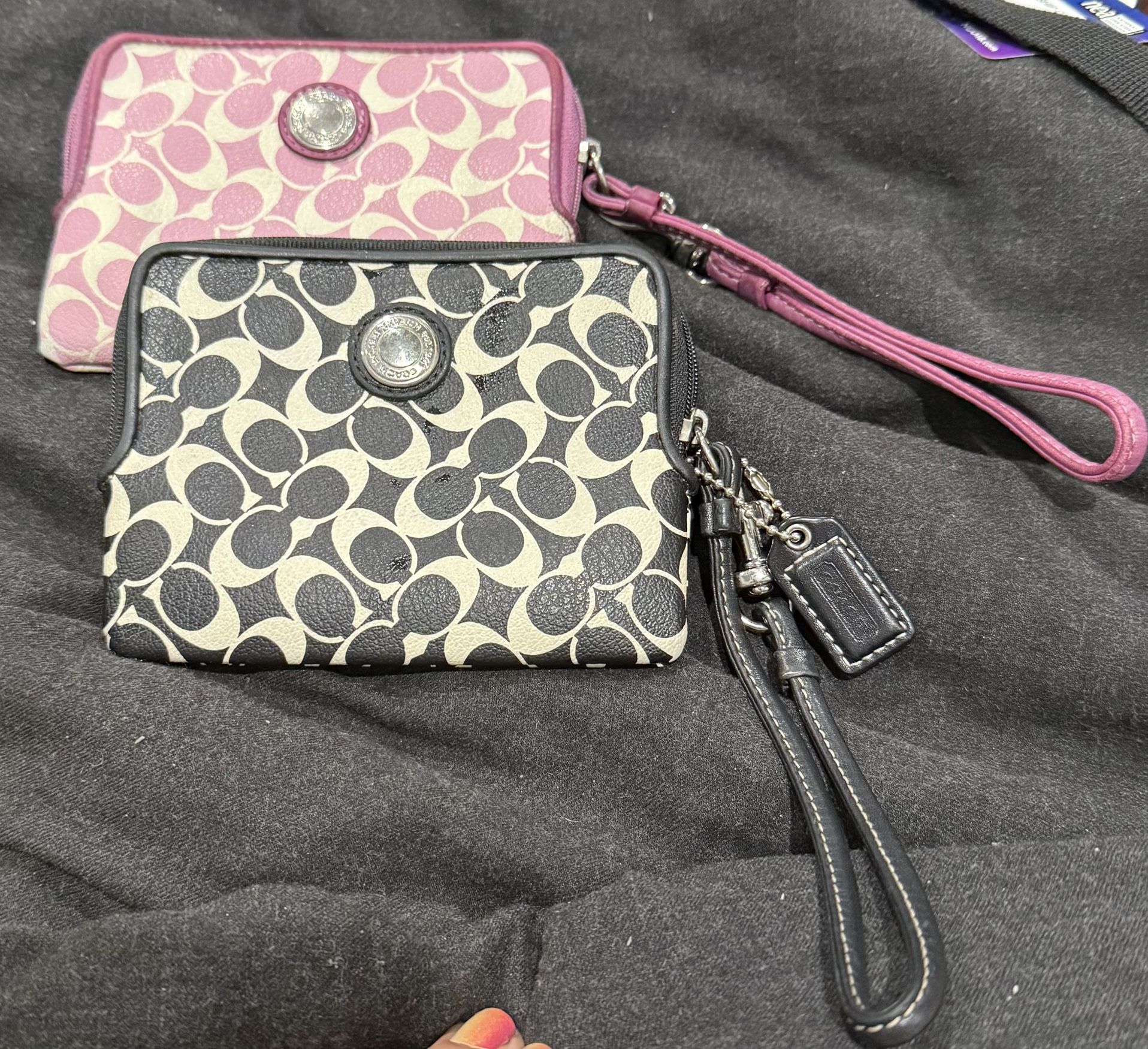 Small Coach Wrist Purse
