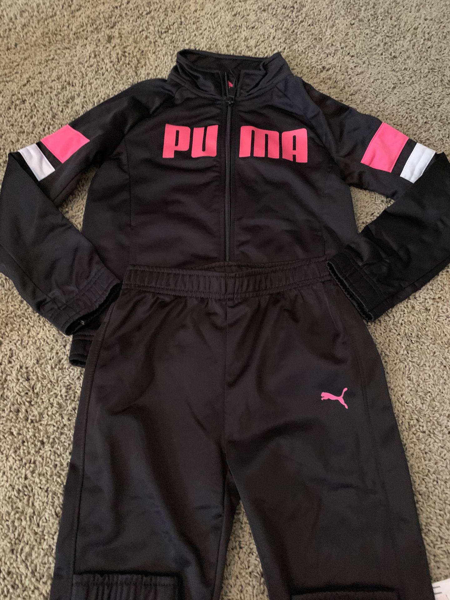 Puma kids track suit set size youth 6