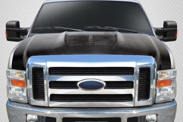 Blemished 2008-2010 Ford Super Duty F250 F350 F450 Carbon Creations GT500 V2 Hood - 1 Piece