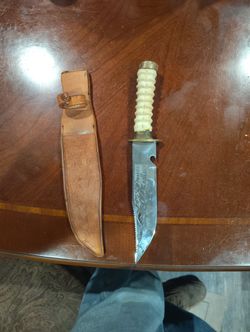 12-in Antique Bowie Knife