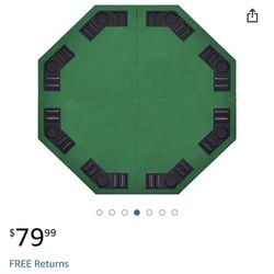 New Poker Table Top & Chips