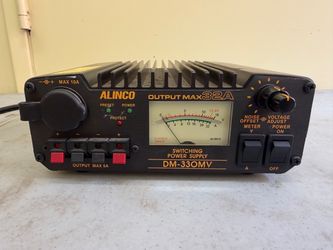 Alinco DM-330MV Switching DC Power Supply 5-15V 30A 32A Max Analog Meter