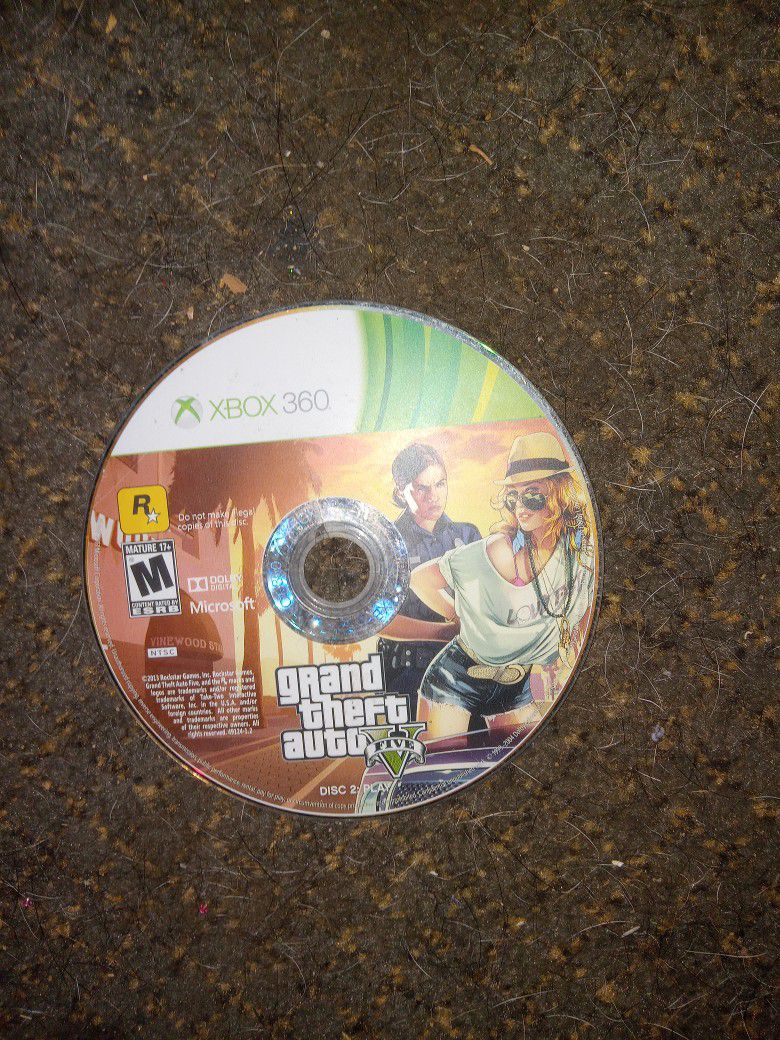 Xbox 360 Grand Theft Auto Five