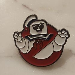 Cool Ghost Busters Stay Puff Enamel Pin 