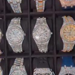 stainless steel VVS Moissanite Watches