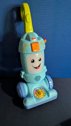 Fisher-Price Laugh, Learn, Grow, Play & Clean Light - up Toy Vacuum Cleaner