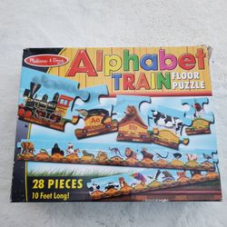 Alphabet Puzzle Floor Train -$3 Ppu