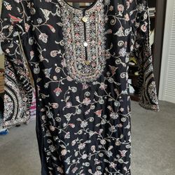 Black N multicolor Work 