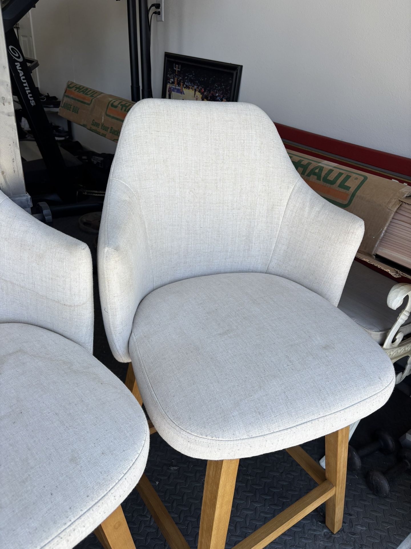 swivel fabric counter hight stools