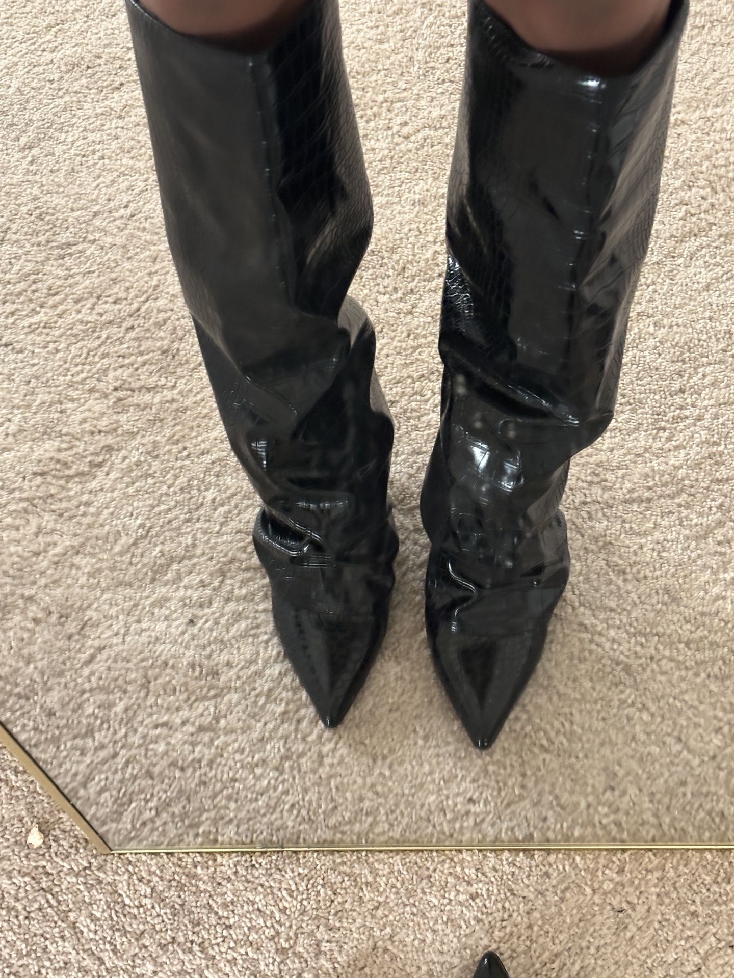 Snake Skin Boots