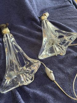 Daum Crystal Lamp Bases