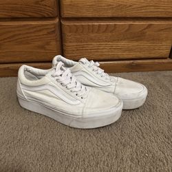Women’s white vans for sale
