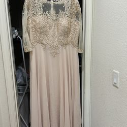 4xL Champagne Party dress 