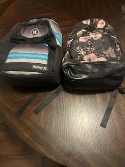 Hurley Backpack & Mossimo Backpack