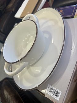 table soup and sandwich serving set for 8