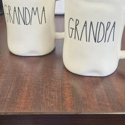 Rae Dunn Grandma, Grandpa Mugs