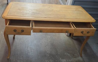 Accepting offers.. French Provenzal 3 drawers wood desk