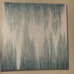 Canvas picture art tourquise