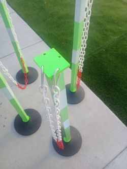 Parking Cones with chains
