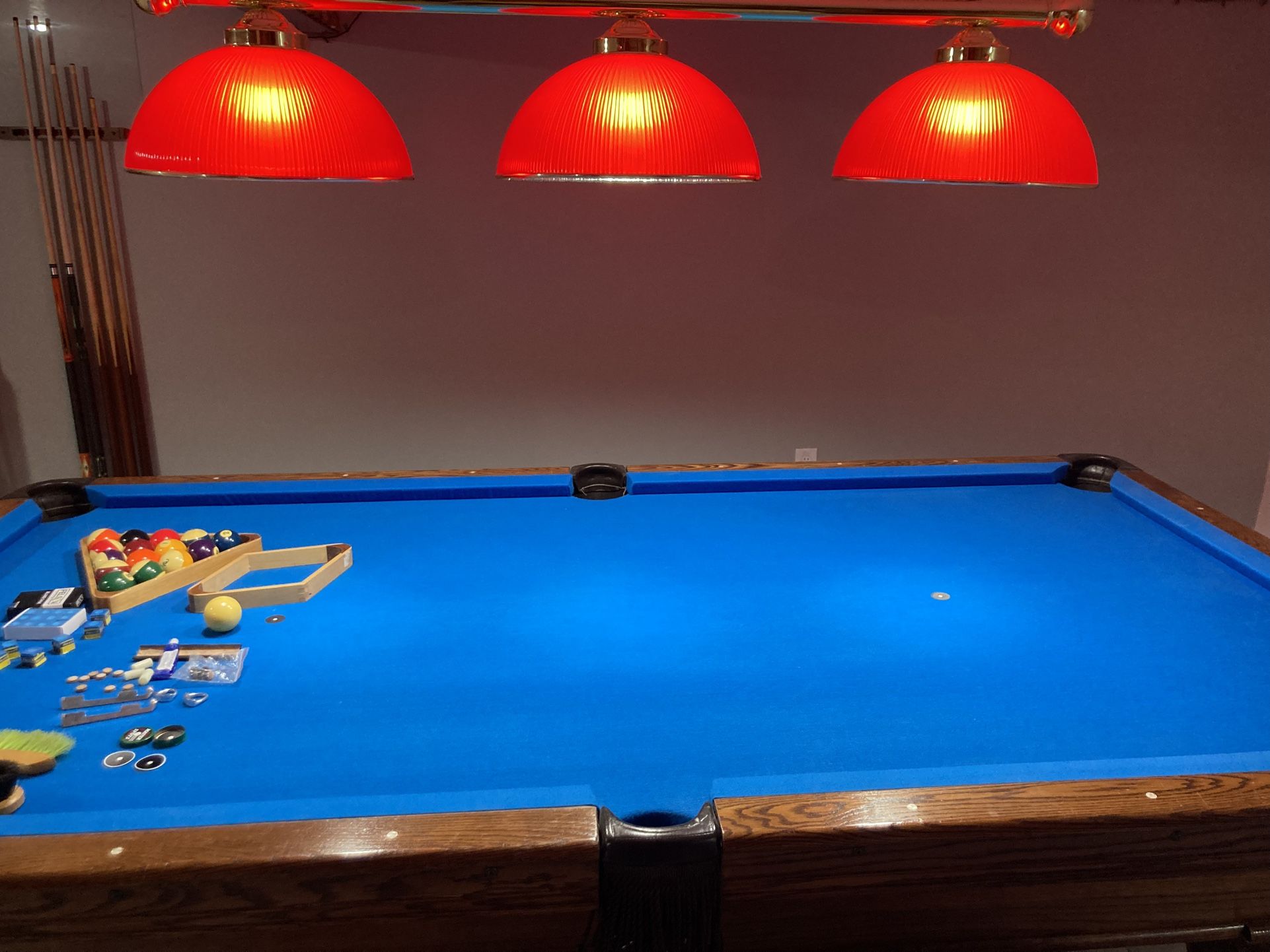 8’x4’x1” Slate Three Piece Pocket Pool Table