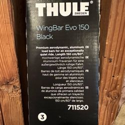 Thule WingBar Evo 150cm Black