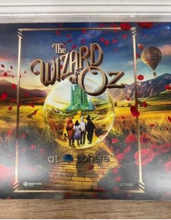 Wizard of Oz at Sphere - The Musical - Official Souvenir Poster WIZARD OF OZ Poster, AT THE SPHERE in Las Vegas. Size is 19" x 38" NEW IN TUBE.  #musi