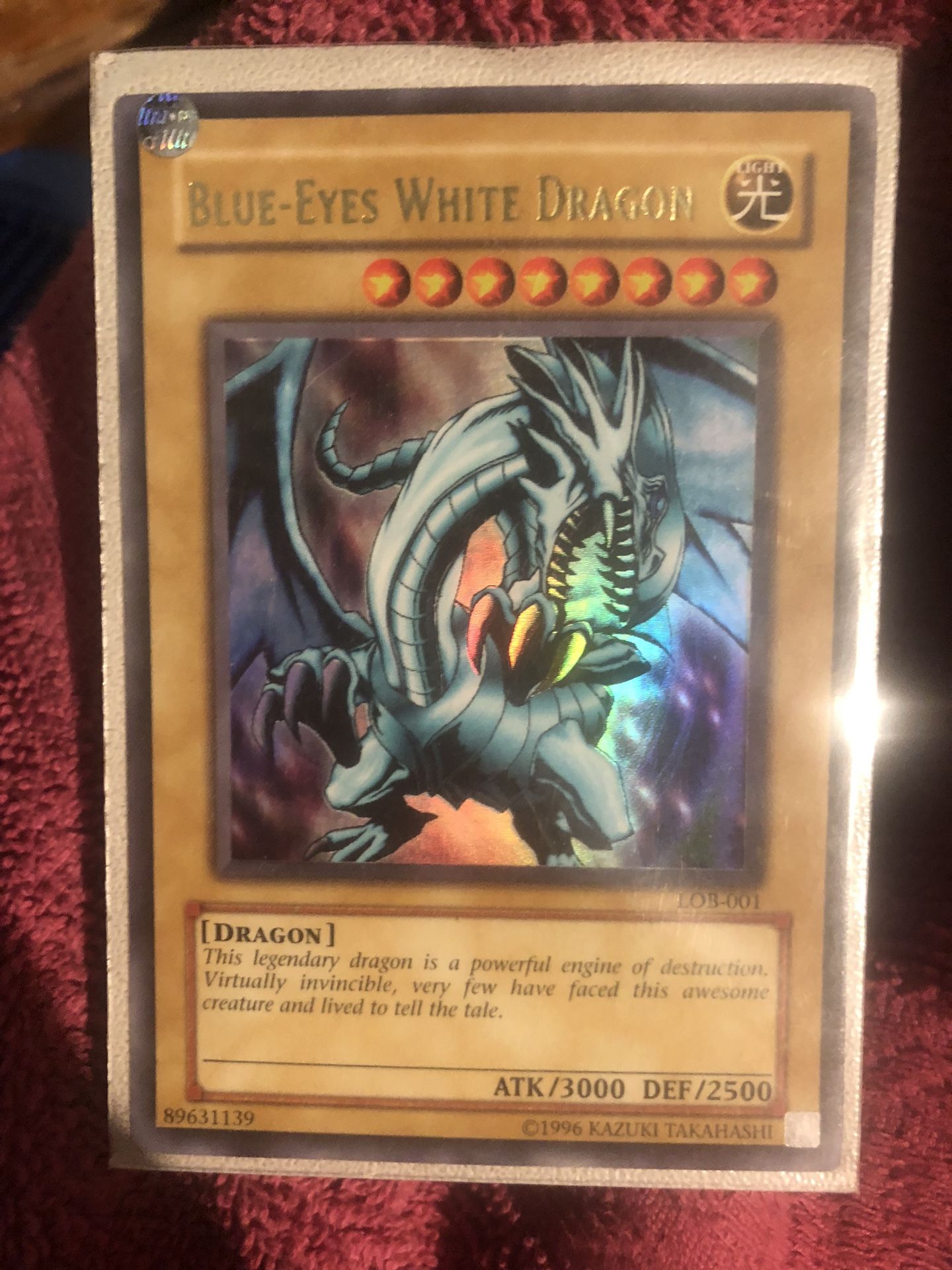 Blue Eyes White Dragon LOB-001